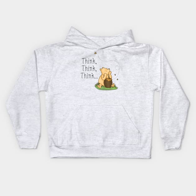 Think Winnie the Pooh Kids Hoodie by marisaj4488